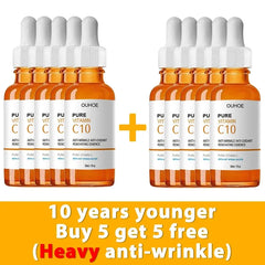 Vitamin C Anti-Aging Face Serum – Wrinkle Remover & Brightening