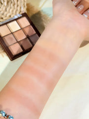 Chocolate Warm Brown Eyeshadow Palette – 9 Shades