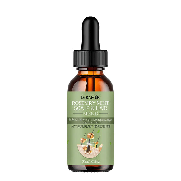 Organic Hair Growth Oil – Peppermint & Rosemary