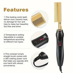 Multi-Functional Electric Hair Comb & Straightener